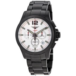 Conquest V.H.P. Perpetual Chronograph Quartz Silver Dial Men's Watch L37272766