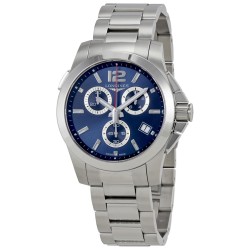 Conquest Chronograph Blue Dial Men's Watch L37024966