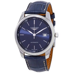 Master Automatic Blue Dial Blue Leather Men's Watch L27934920