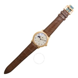 Pre-owned Blancpain Leman Dual Time Zone Automatic Men's Watch 2860-3642-53B
