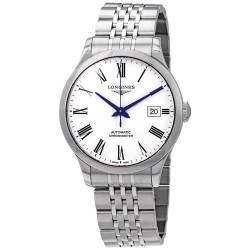 Record Automatic White Dial Men's Watch L28204116