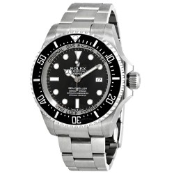 Pre-owned Rolex Deepsea Automatic Black Dial Men's Watch 126660-0001
