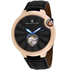 Cyclone Automatic Black Dial Men's Watch CV0147
