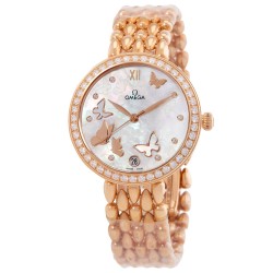 De Ville Automatic Chronometer Diamond Ladies Watch 424.55.33.20.55.006