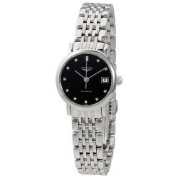 Elegant Automatic Diamond Black Dial Ladies Watch L43094576