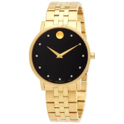 Museum Classic Quartz Diamond Black Dial Men's Watch 0607625