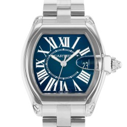 Pre-owned Cartier Roadster Automatic Blue Dial Men's Watch W6206012