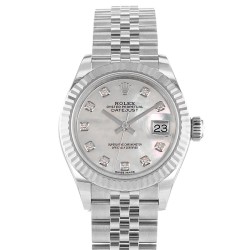 Pre-owned Rolex Datejust 28 Automatic Chronometer Diamond Men's Watch 279174 MDJ