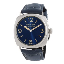 Radiomir Officine 45mm Hand Wind Blue Dial Men's Watch PAM01383