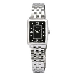 Toccata Quartz Diamond Black Dial Ladies Watch 5925-ST-00295