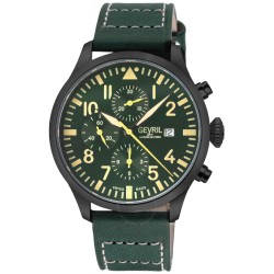 Vaughn Chronograph Automatic ETA 7750 Green Dial Men's Watch 47104-1