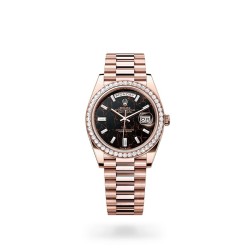 Day-Date 40 Eisenkiesel Baguette Automatic Diamond Men's Watch M228345RBR-0016