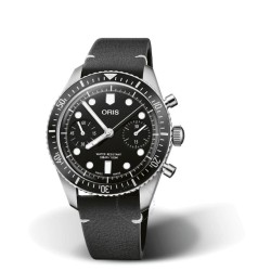 Divers Sixty-Five Chronograph Automatic Black Dial Men's Watch 01 771 7791 4054-07 6 20 01