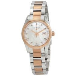 Conquest Classic Quartz Diamond White Mother of Pearl Dial Ladies Watch L22863877