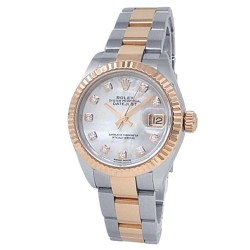 Pre-owned Rolex Datejust Automatic Chronometer Diamond Ladies Watch 279171 MDO
