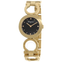 Gancino Quartz Black Dial Ladies Watch SFYA00421