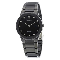 Axiom Black Dial Men's Watch AU1065-58G