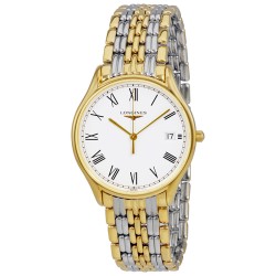 Lyre White Dial Two-tone Ladies Watch L4.759.2.11.7