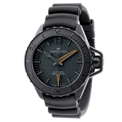 Khaki Navy Frogman Automatic Black Dial Men's Watch H77845330
