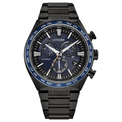 Attesa Perpetual Alarm World Time Chronograph Blue Dial Men's Watch CB5967-66L