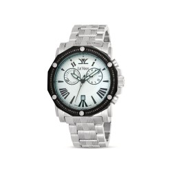 Le Vian Time Chronograph Quartz Diamond White Dial Ladies Watch LV808SB-1