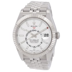 Sky-Dweller GMT Automatic Chronometer White Dial Men's Watch 336934-0004