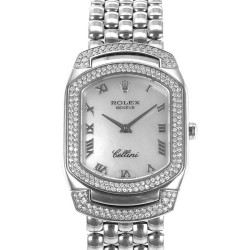 Pre-owned Rolex Cellini Quartz Diamond Men's Watch 6693