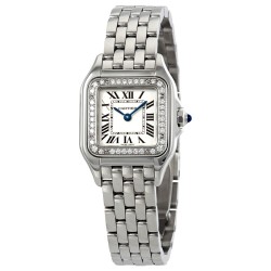Panthere Small Diamond Silver Dial Ladies Watch W4PN0007