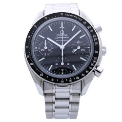Pre-owned Omega Speedmaster Chronograph Automatic Black Dial Men's Watch 3539.5