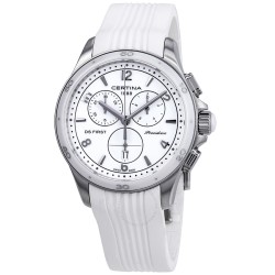 DS First Lady Chronograph White Dial Ladies Watch C030.217.17.017.00