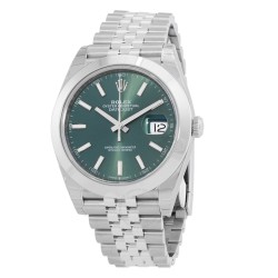 Datejust 41 Mint Green Dial Automatic Men's Jubilee Watch M126300-0020