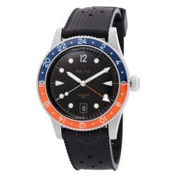Aquascaphe Gmt Automatic Black Dial Men's Watch AQUAGMTOR