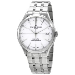 Clifton Baumatic Automatic White Dial Men's Watch 10505