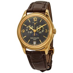 Pre-owned Patek Philippe Complications Grey Dial Men's Watch 5146J-010
