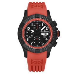 Air speed Chronograph Black Dial Men's Watch 16071.6776
