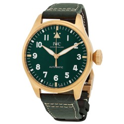 Big Pilot Bronze Spitfire Automatic Green Dial Men's Watch IW329702