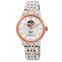 Le Locle Automatic Open Heart Silver Dial Men's Watch T006.407.22.033.02