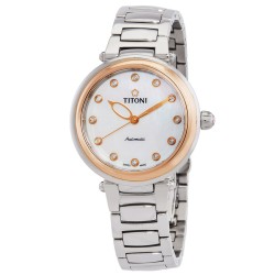 Miss Lovely Automatic Mother of Pearl Dial Ladies Watch 23978 SRG-622
