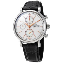 Portofino Chronograph Automatic Silver Dial Men's Watch IW391031