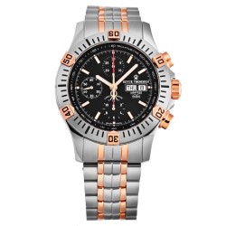Airspeed XLarge Pioneer Chronograph Automatic Black Dial Men's Watch 16071.6159