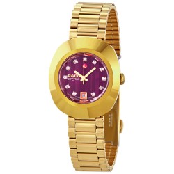 The Original Automatic Diamond Purple Dial Ladies Watch R12416573