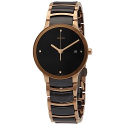 Centrix Jubile Black Dial Black Ceramic Men's Watch R30554712