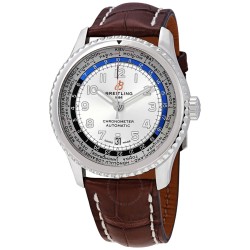 Aviator 8 - Navitimer 8 Automatic Chronometer Silver Dial Men's Watch AB3521U01G1P3