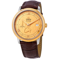 De Ville Prestige Co-Axial Automatic Diamond Champagne Dial Men's Watch 424.23.40.21.08.001