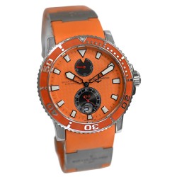 Pre-owned Ulysse Nardin Marine Chronometer Automatic Orange Dial Men's Watch 263-33