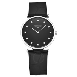 La Grande Classique Quartz Diamond Black Dial Ladies Watch L4.709.4.55.2