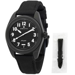Pilot Automatic Crystal Black Dial Men's Watch 49.4000.3620/21.I001