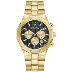 Prestige Chronograph Quartz Black Dial Watch 97B232
