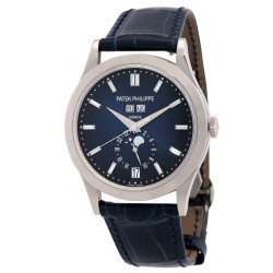 Annual Calendar Automatic Baguette Blue Dial Watch 5396G-017