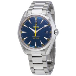 Pre-owned Omega Seamaster Aqua Terra Automatic Chronometer Blue Dial Men's Watch OM23110422103004